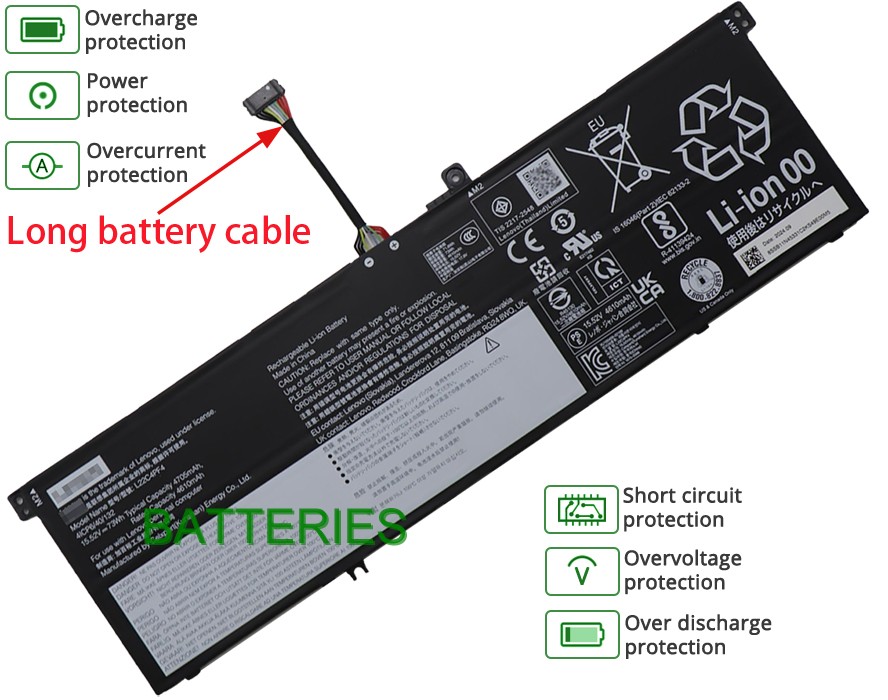 Lenovo Yoga Pro 7 14AHP9 battery